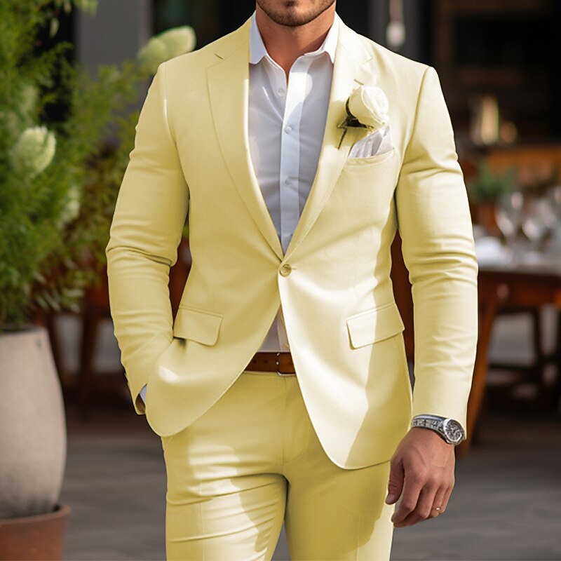 Men s Blazer Business Formal Evening Wedding Party Fashion Casual