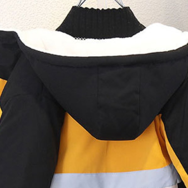 Barn Pojkar Fleece-jacka Hoodiejacka Ytterkläder Grafisk Färgblock Nummer Långärmad Dragkedja Täcka Utomhus Förtjusande Dagligen Automatisk sammetsjacka med knappar svart Stor sammetsjacka bakficka 2025 - $36.99 –P15
