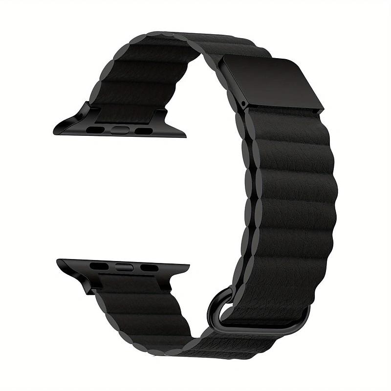 Συμβατό με Ζάντα ρολογιού Apple Watch 38mm 40mm 41mm 42mm 44mm 45mm 49mm Μεταλλικό κούμπωμα Γυναίκες άνδρες Δέρμα Ανταλλακτικό λουράκι ρολογιού για iwatch Ultra 2 Series 9 8 7 SE 6 5 4 3 2 1 2025 - $21.99 –P8