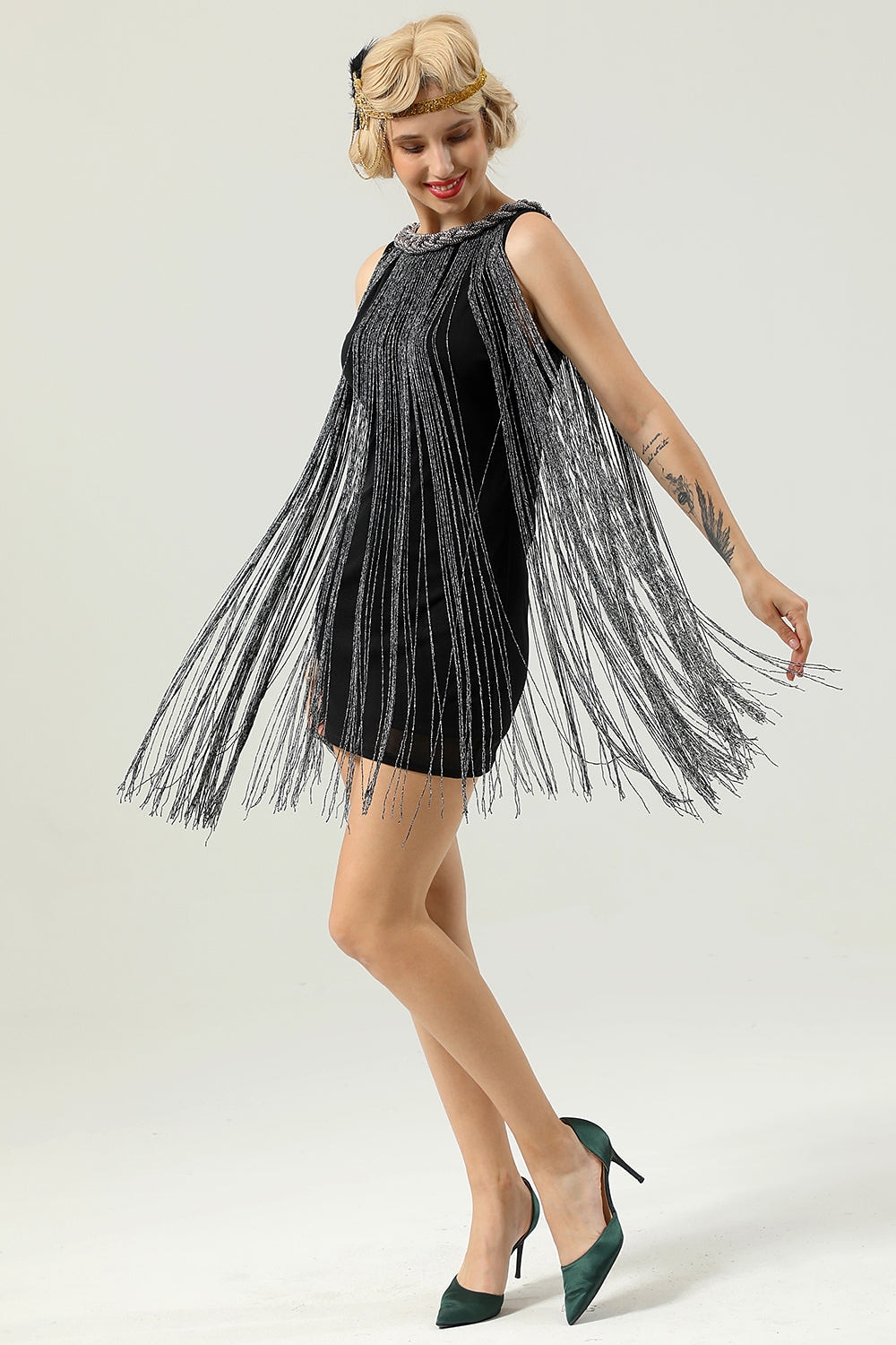 Retró Ordító 20-as évek 1920-as évek Flapper ruha Ruhák A nagy Gatsby Esküvői Vendég Rojt Jelmez Női Farsang Álarcos mulatság Esküvő Esküvői vendég Buli / Este Felnőttek Ruha Hazatérő ruhák 2025 - $42.99 –P7