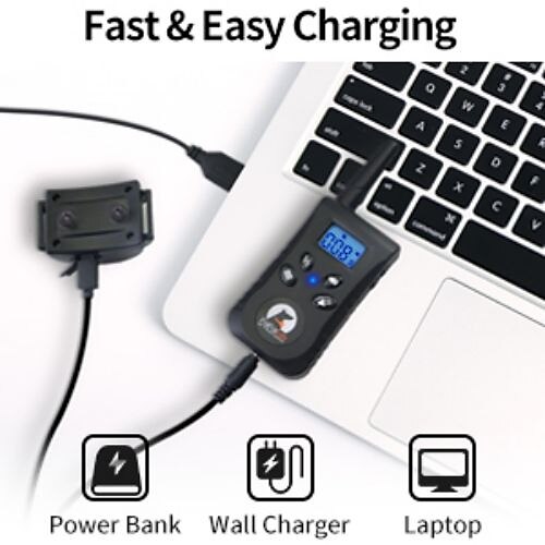 Paipaitek No Shock Dog Training Collar Rechargeable & Waterproof No Shock Dog Collar with Remote Up to 1600Ft Remote Range Suitable for deaf dogs used to attract their attention 2025 - $52.99 –P2