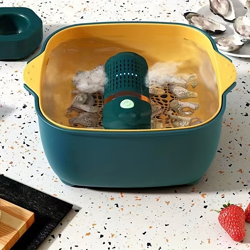 trådløs automatisk frukt & grønnsaksvasker fjerner sprøytemidler & desinfiserer for trygg spising 2025 - $27.99 –P2