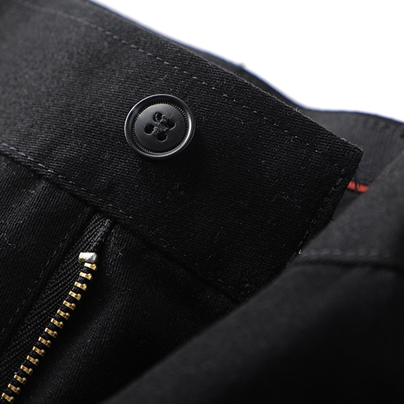 Per uomo Pantaloni Chino Pantaloni chino Tasche Liscio Comfort Traspirante Esterno Giornaliero Per uscire Di tendenza Informale Nero Cachi del 2025 a $32.99 –P4