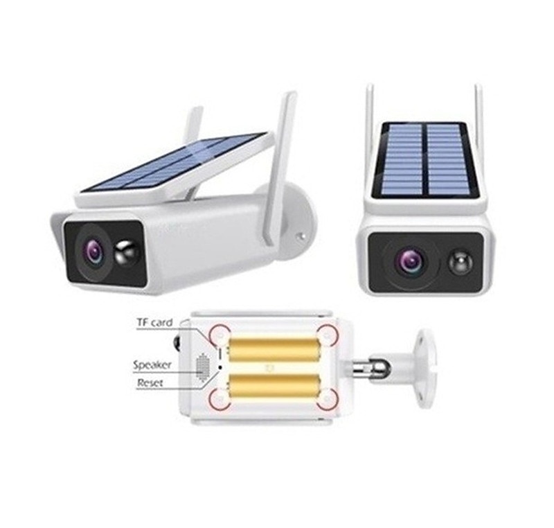 60 angolo regolabile del pannello solare 1080p full hd telecamera ad energia solare telecamera ip wifi wireless telecamera per visione notturna impermeabile telecamera di sicurezza solare telecamera del 2025 a $102.99 –P1