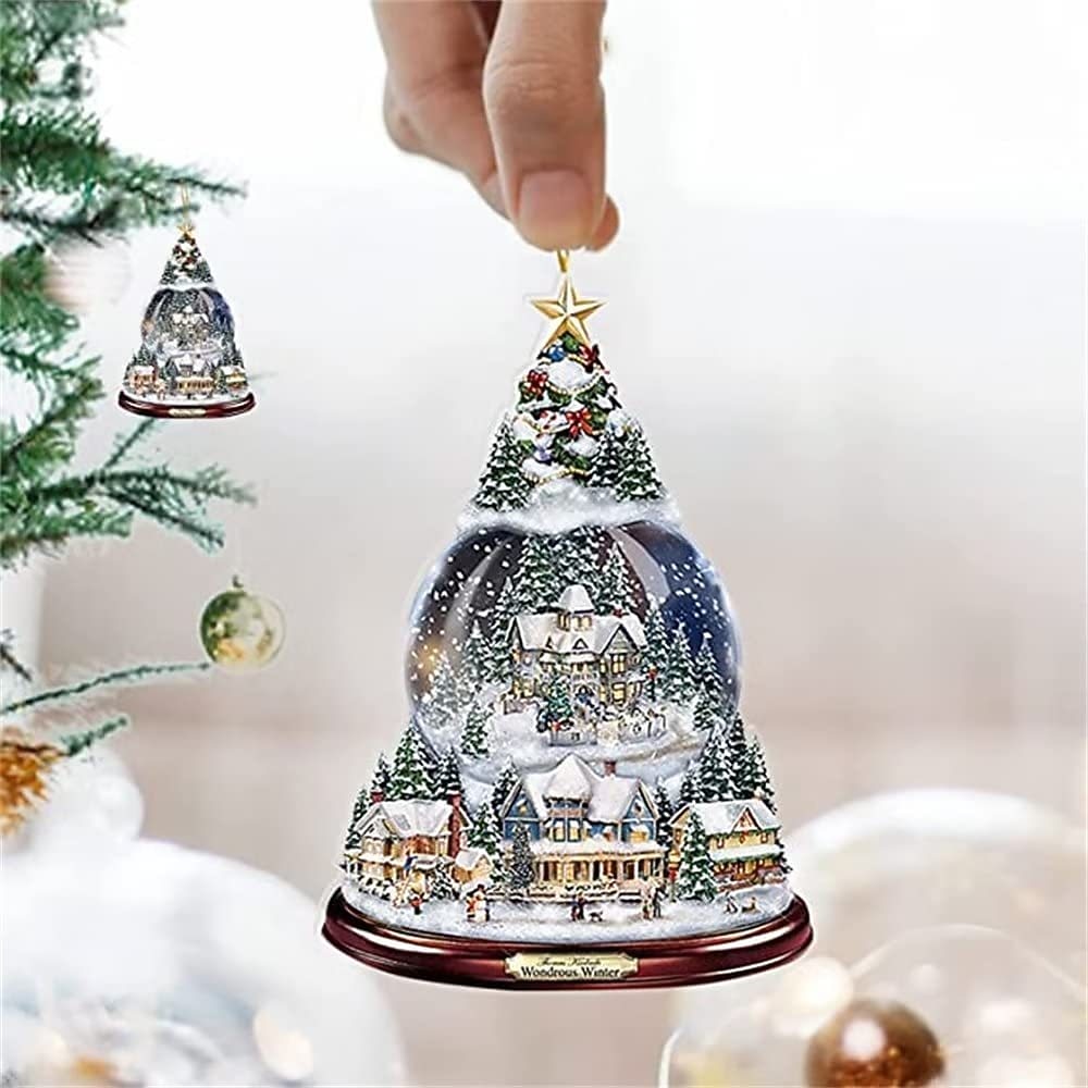 2025年 クリスマス装飾雪だるまクリスマスツリーペンダントクリエイティブ 2d アクリル装飾ぶら下げ装飾品農家の装飾  コレクション – $5.99 –P2