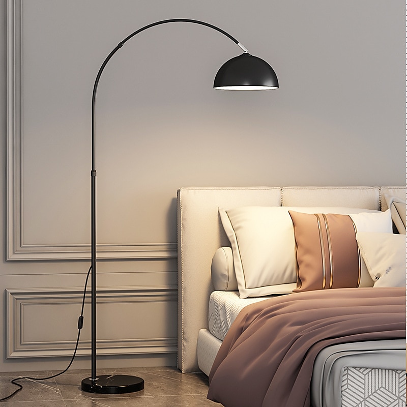 Arc Lamp Height Adjustable 180 cm White Gold Black Arc Lamp, Floor Lamp Marble Base Arc Floor Lamp 110-240V 2025 - $545.79 –P4