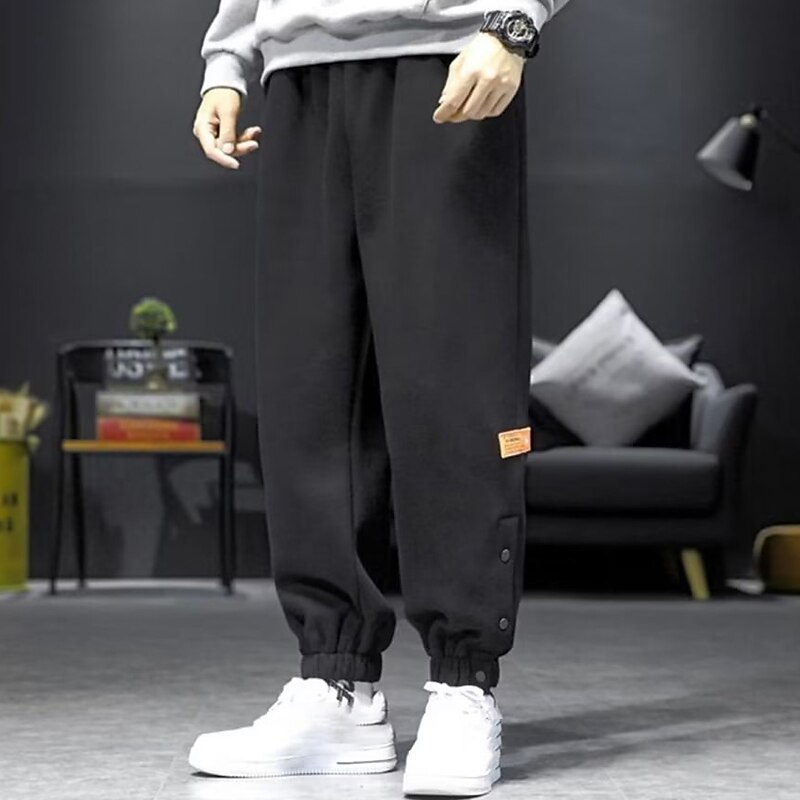 Hombre Pantalones de Deporte Pantalón Jogger Pantalones rasgados Pantalones Bolsillo Plano Comodidad Transpirable Exterior Diario Noche Moda Casual Negro Gris 2025 - $16.49 –P8