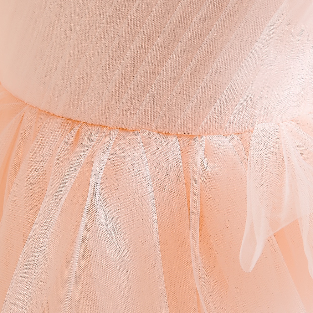 kinderkleidung Mädchen Party Kleid Feste Farbe Ärmellos Formal Leistung Hochzeit Rüschen Elegant Prinzessin Baumwolle Maxi abendkleider Blumenmädchenkleid Frühling Herbst Winter 4-12 Jahre Wei 2025 - $39.99 –P9