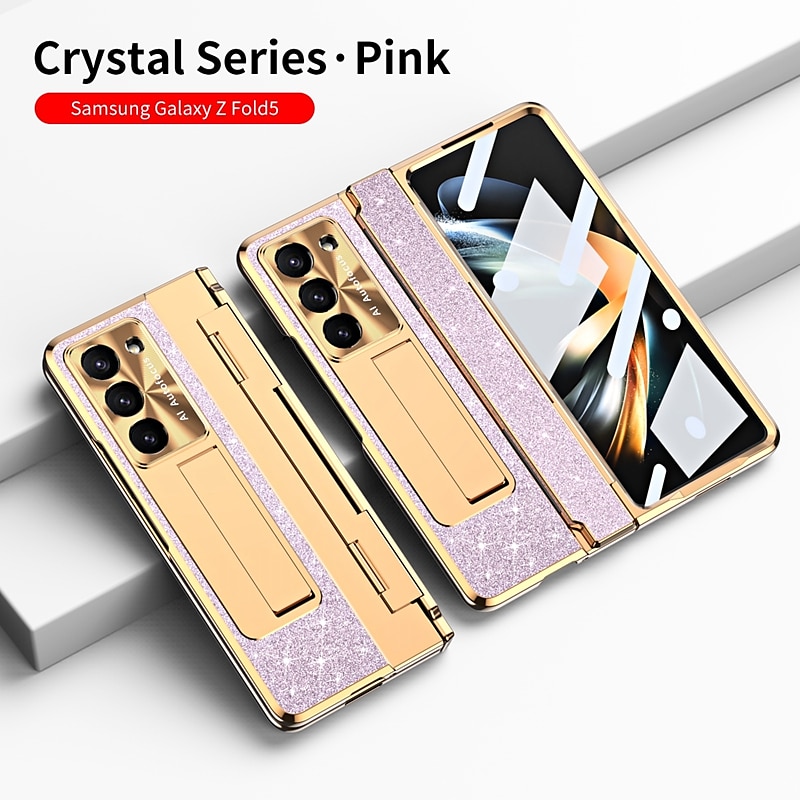 Чехол для телефона для Samsung Galaxy Z Fold 6 Z Fold 5 Z Fold 4 Z Fold 3 с поддержкой MagSafe с подставкой с защитой экрана поддержка беспроводной зарядки PC PU кожа 2025 - $32.99 –P15