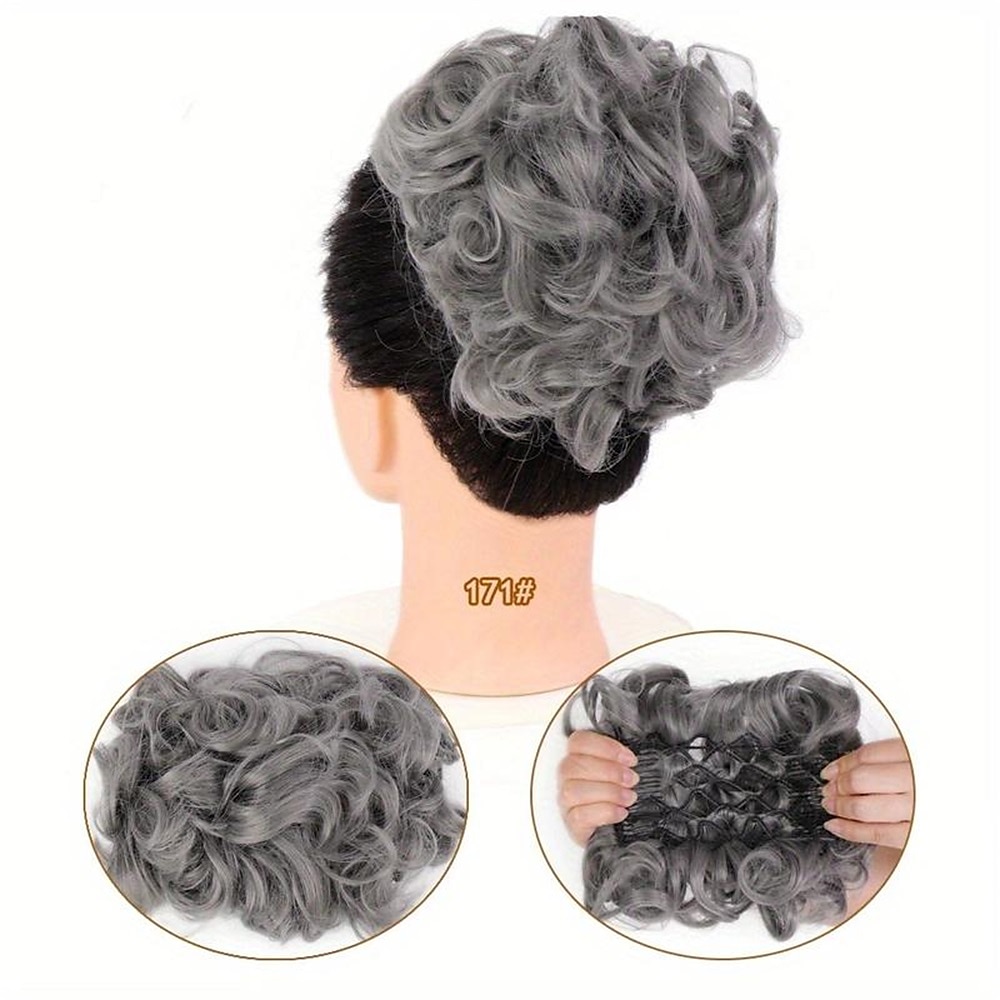 Chignon Chignon A cordoncino Capelli sintetici Pezzo di capelli Estensione capelli Liscio Feste Giornaliero Serata e festa A1 A2 A3 del 2025 a $11.99 –P19