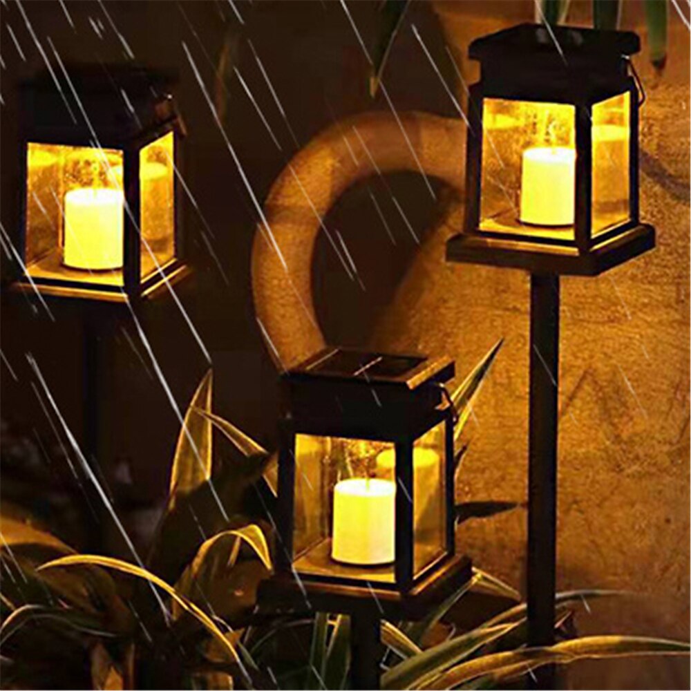 2stk 1stk solcelledrevet bakkemontert dobbeltbruk utendørs hage landskapslampe retro palasslampe vindlampe feriefest lyslampe 2025 - $19.99 –P5