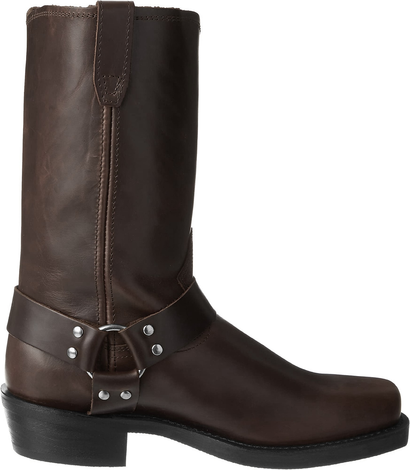 Men's Brown Distressed Faux Leather Motorcycle Boots - Classic Harness Style with Sturdy Construction for Biker and Casual Wear 2025 - $59.99 –P4