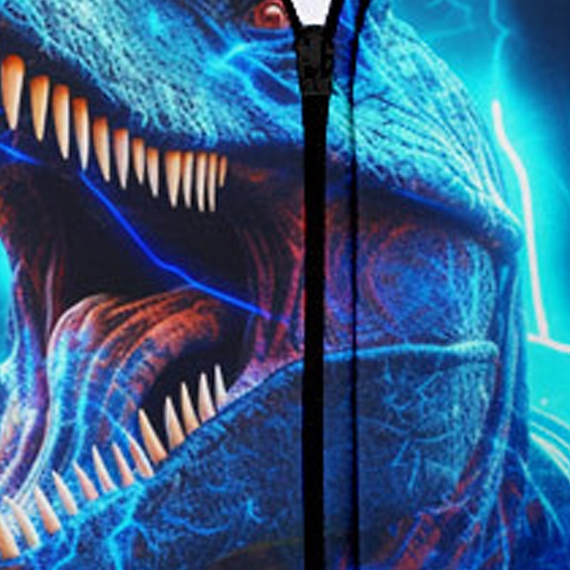 Pojkar 3D Dinosaurie Huvtröja Kappa Ytterkläder Långärmad 3D-tryck Höst Vinter Mode Streetwear Häftig Barn 3-12 år Utomhus Ledigt Dagligen Normal 2025 - $18.49 –P6