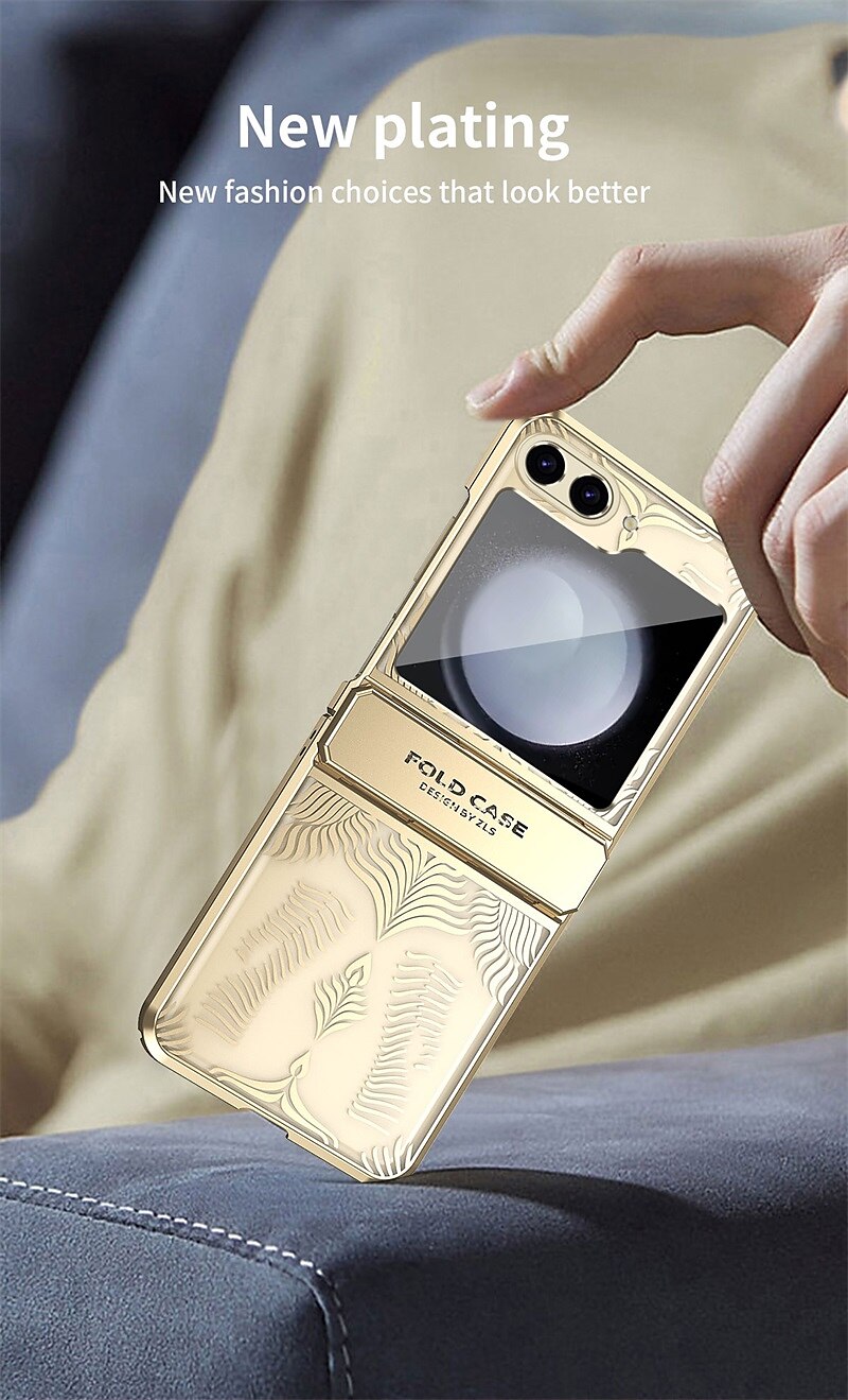 2025年 Samsung Galaxy Z Flip 6 Z Flip 5 Z Flip 4 Z Flip 3 用の電話ケース バックカバー ウルトラスリム ショックプルーフ ソリッドカラー PC  コレクション – $25.99 –P9