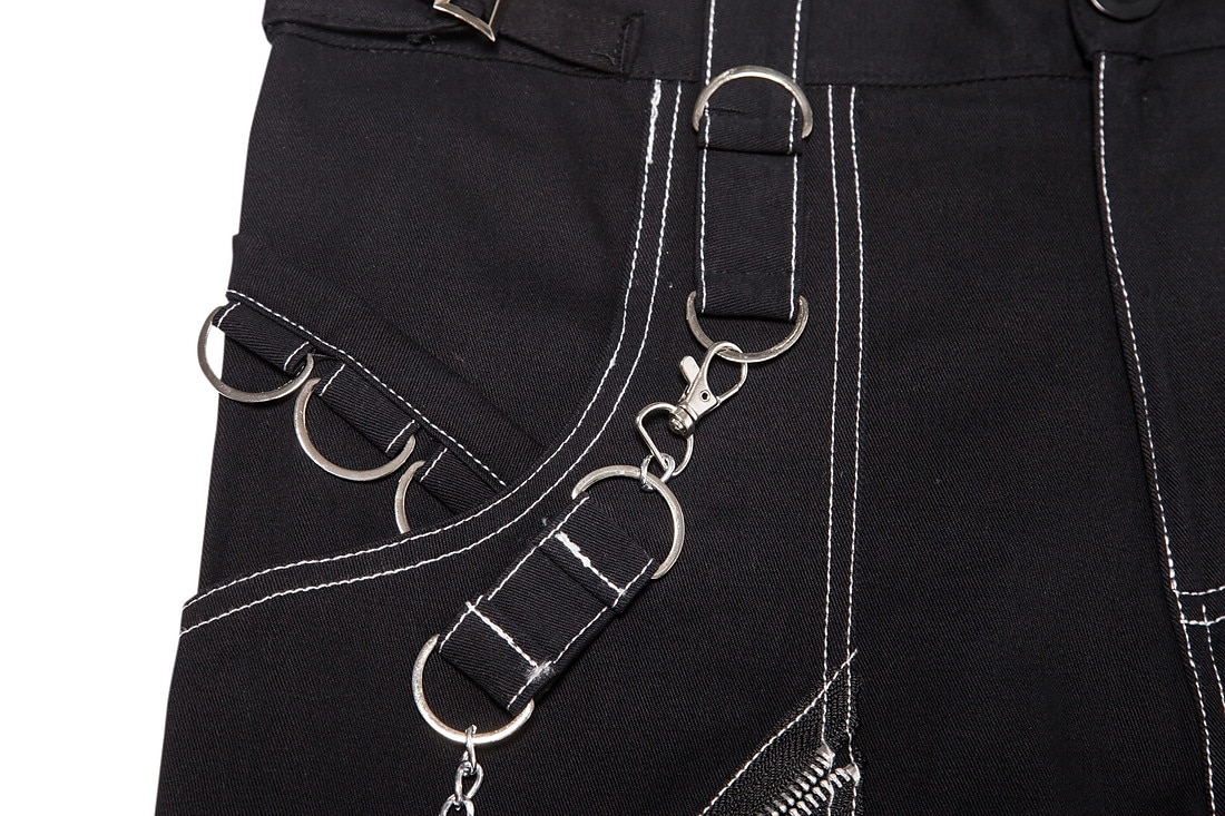 Punk i gotyk Średniowieczne Spodnie Ćwiek Równina Strój na bal maskowy Męskie Halloween Karnawał Bal maskowy Karnawał Bal maskowy Dla dorosłych Spodnie 2026 - $81.99 –P7