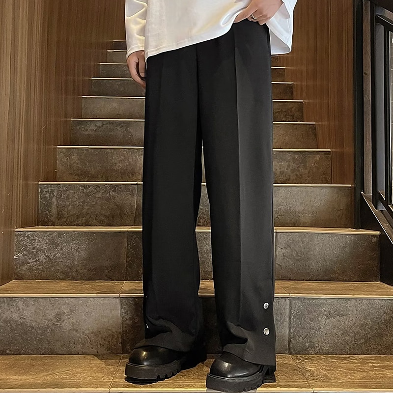 White Marshall side-button cotton straight-leg trousers | Visvim | MATCHES  UK