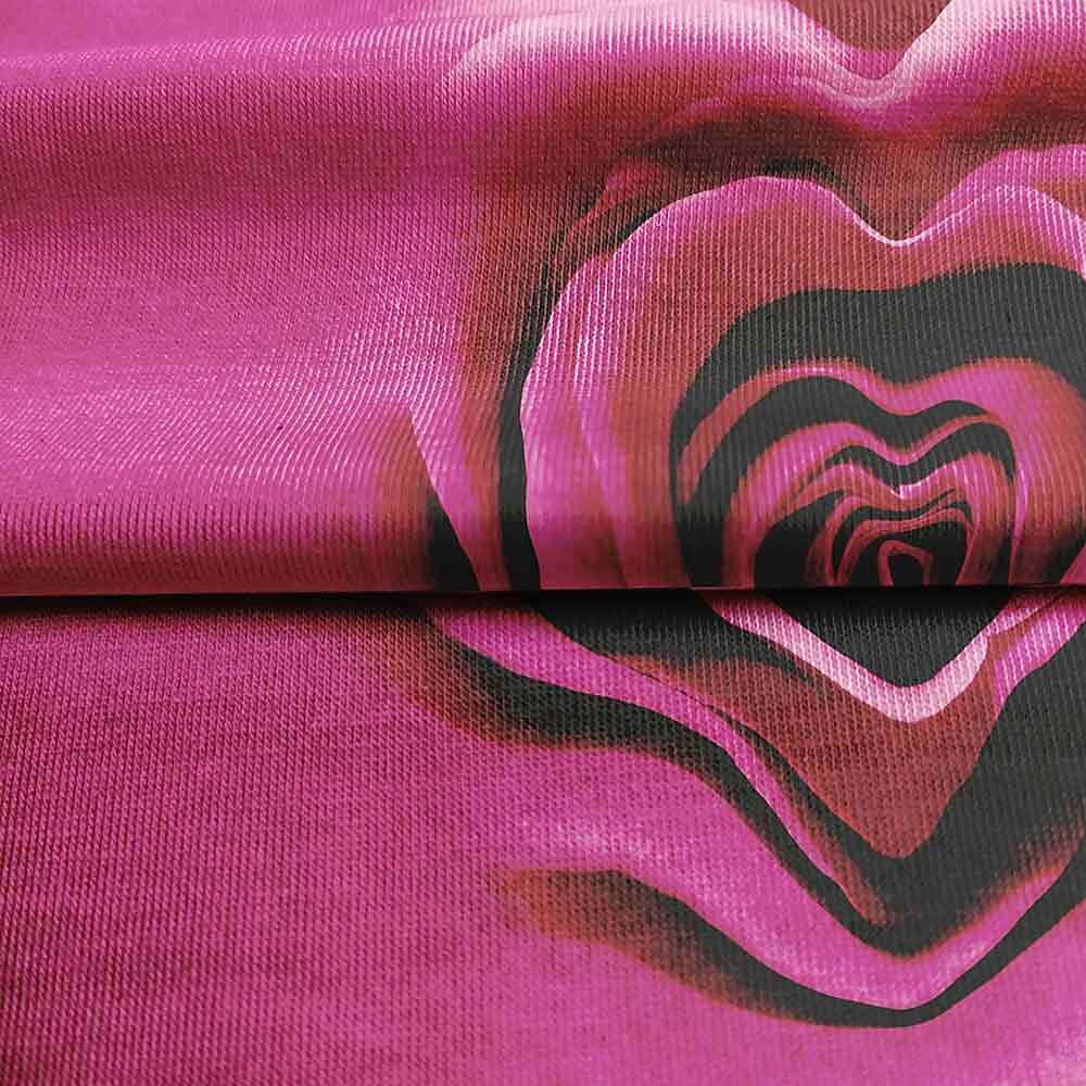 Maglietta a Rosa per Donne di San Valentino Maglie Base a Maniche Corte Collo Rotondo Stampa Regolare Adatta Fine Settimana Rosa Blu Viola Verde del 2025 a $19.99 –P1