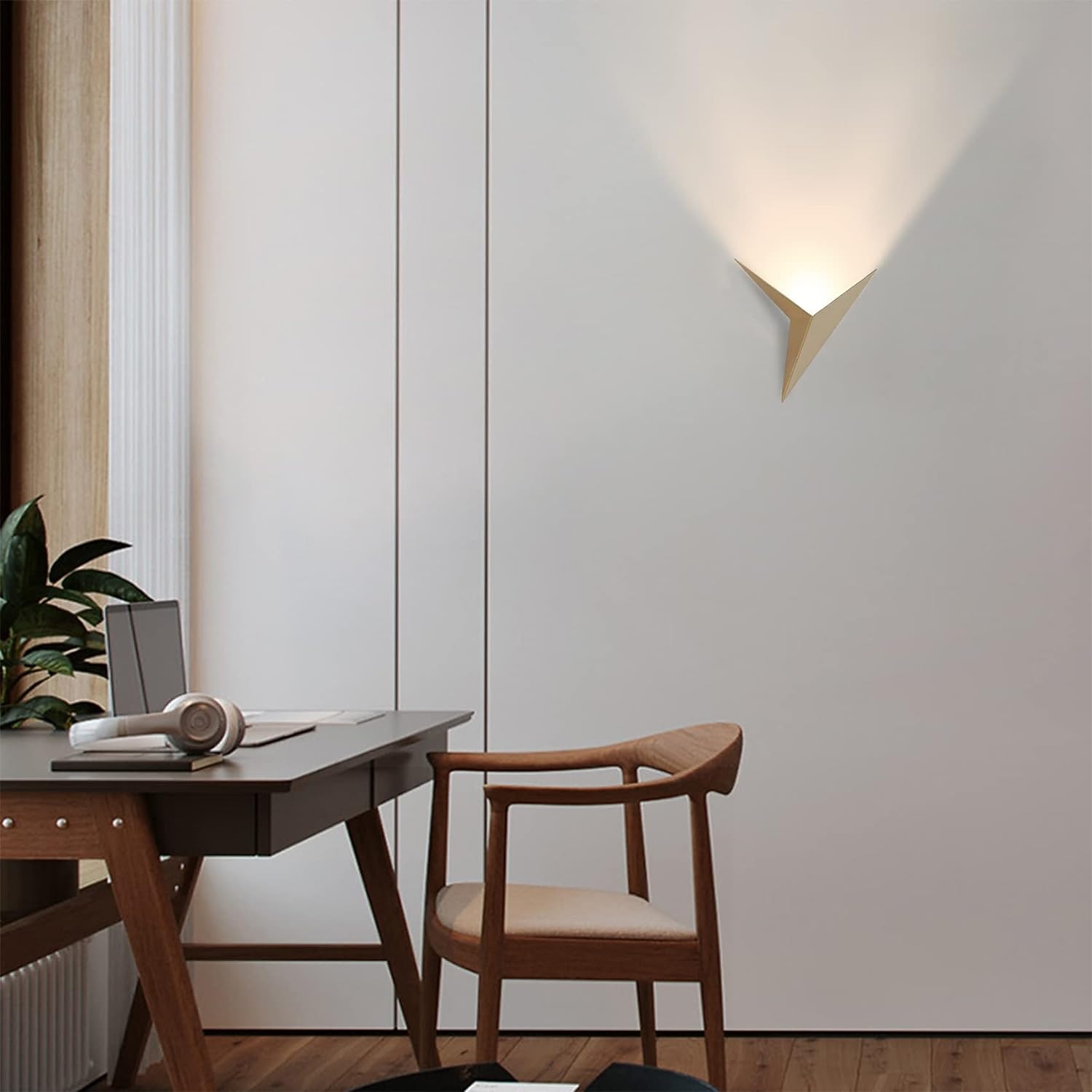 2 Stück Dreieck dreidimensionale Wandleuchte moderne Kunst und Kreativität Innenwandleuchte 3W 25cm Innenwandleuchte aus Metall AC85-265V 2026 - $82.99 –P5