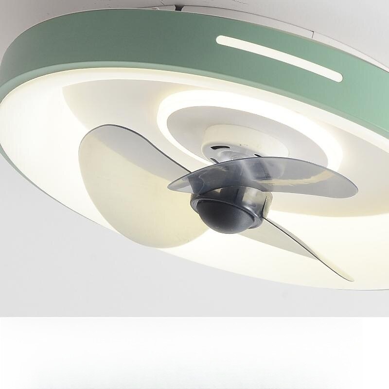 Deckenventilator mit Licht, dimmbar, 48 cm, Macaron, mehrfarbig, 360-Grad-Kopfschütteln, 6 Windgeschwindigkeiten, moderner Deckenventilator für Schlafzimmer, Wohnzimmer, ca & Fernbedienung 110-240V 2025 - $331.09 –P1