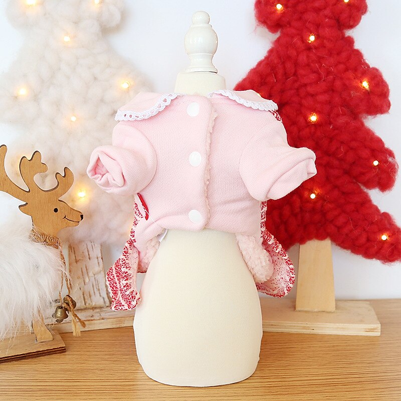 Cachorros Gatos Vestidos Moda Estilo bonito Inverno Macio Lavável Confortável Ao ar livre Casual / Diário Roupas para cães for Bichon Frise Poodle Pomerânia Animais de Pequeno Porte Borboleta de 2025 por $27.99 –P5