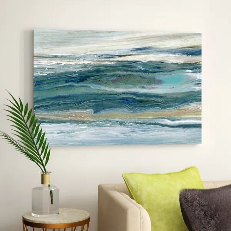 2025年 油絵100％手作りの手描きの壁アートキャンバスグリーンストーンモダンな抽象的な家の装飾の装飾ロールキャンバスフレームなしストレッチなし  コレクション – $73.99 –P19
