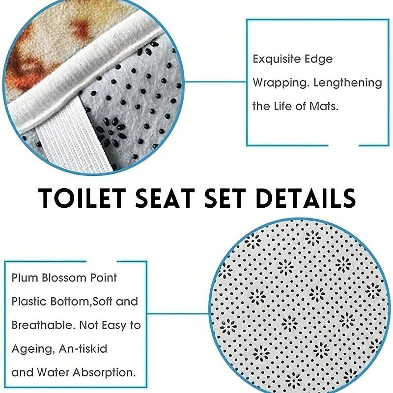 2025年 クリスマス雪の結晶シャワーカーテン、滑り止めラグ、トイレ蓋カバー&バスマット、メリークリスマスバスルーム装飾、防水シャワーカーテン、フック12個付き、クリスマスデコレーション。  コレクション – $23.99 –P6