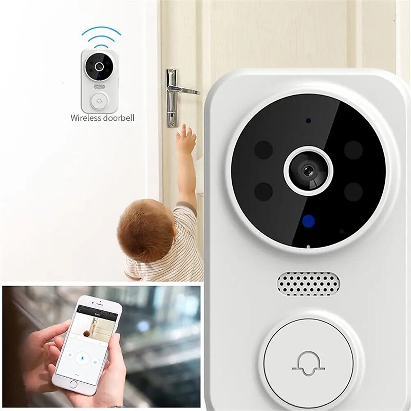 2025年 m8 ワイヤレスドアベル 1080 hd カメラ wifi ドアベルスマートインターホン人気の tuya  コレクション – $31.99 –P4