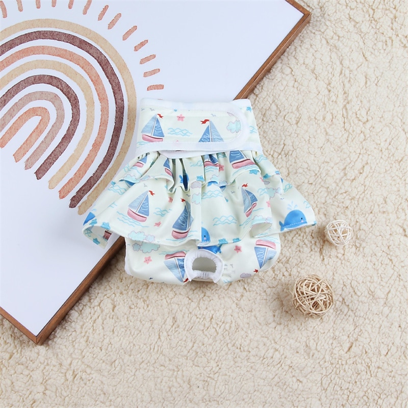 Câini Pisici Pantaloni menstruali fiziologici pentru câini Modă Casual Respirabil Απαλό Lavabil Comfortabil Pat Casul / Zilnic Îmbrăcăminte pentru câini for Pomeran un Animalut Fluture Small 2025 - $26.99 –P6