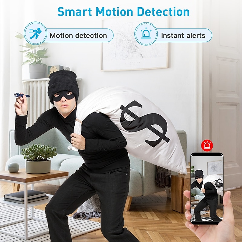R10 IP Camera 4K Mini Wireless Motion Detection Remote Access IR-cut Indoor Support 256 GB 2025 - $73.99 –P6