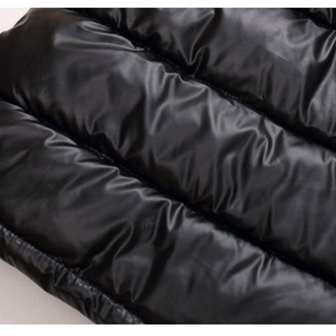 Kinderen Uniseks Vest jas Mouwloos Zilver gebroken wit Zwart Gewatteerd jack voor kinderen Effen Kleur Vetoketju Lente Herfst Stoer School 7-13 jaar 2025 - $23.99 –P15