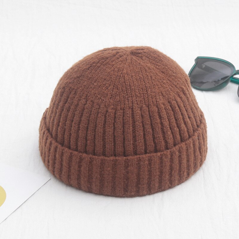 Hombre Sombrero de Beanie Gorro de pescador Gorro de arrastre Gorra de reloj Gorros Amarillo Claro Negro Algodón Deportes Viaje Enrollar el borde Exterior Vacaciones Plano Resistente al Viento 2025 - $11.49 –P9