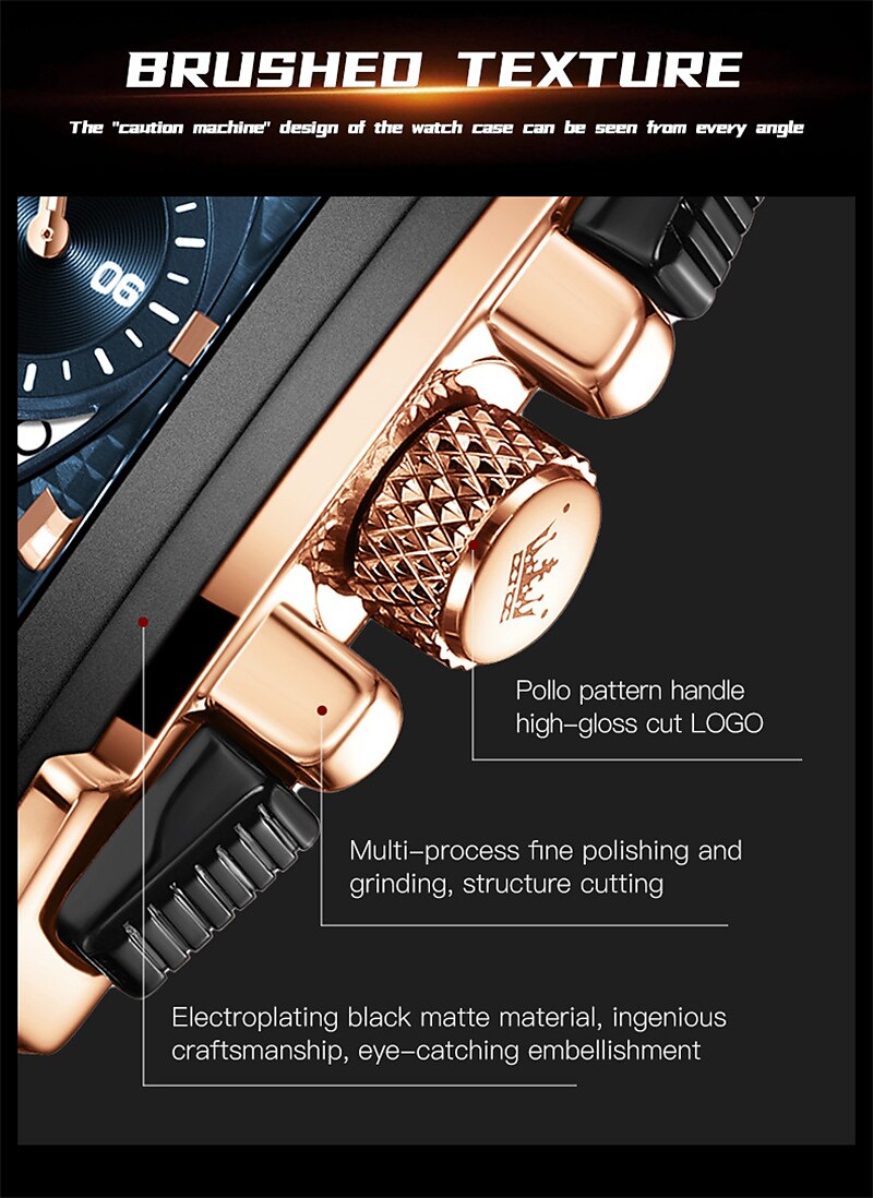 New Olevs Brand Men'S Watches Decorative Calendar Luminous Chronograph Large Dial Quartz Watch Students Casual Men'S Waterproof Wristwatch 2025 - $43.99 –P8