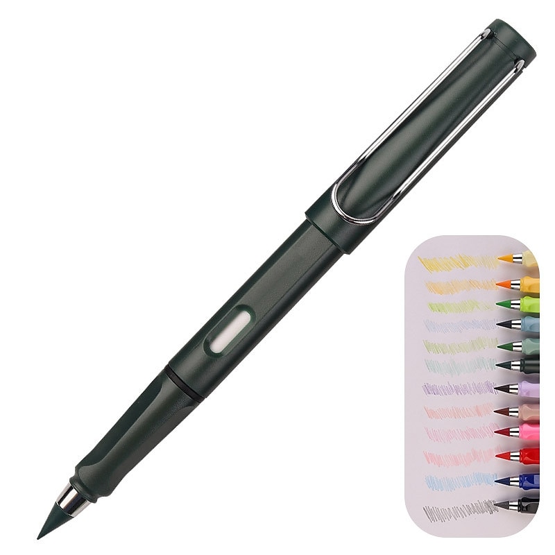 1 matita colorata - combinazione di colori elegante e classica - matite magiche con penna in metallo senza inchiostro da 0,5 mm per opere d'arte eterne, regali di Halloween, Ringraziamento e Natale del 2025 a $6.99 –P13