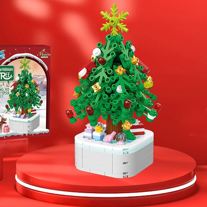 2025年 オレンジツリー新年チャイナシックギフト鉢植え子供 DIY 組み立てられた小さな粒子ビルディングブロックのおもちゃ  コレクション – $21.99 –P7