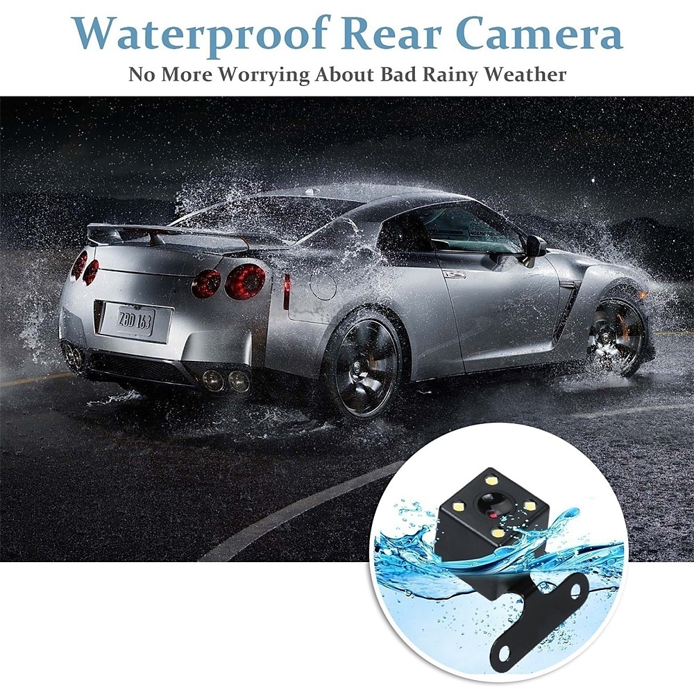 H35 1080p Nieuw ontwerp / met achteruitrijcamera / Start automatische opname Auto DVR 170 graden Wijde hoek 4 inch(es) IPS Dash Cam met Nacht Zicht / Bewegingsdetectie / Continu-opname Neen 2025 - $93.99 –P6