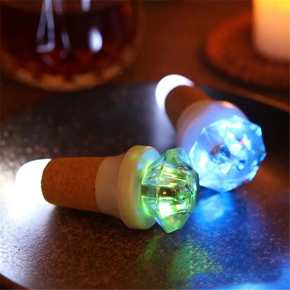 USB Rechargeable Diamond Cork Light String LED Copper Wire Light Holiday Decoration Light Christmas Atmosphere Light LED Light String Decoration Light 2025 - $17.99 –P2