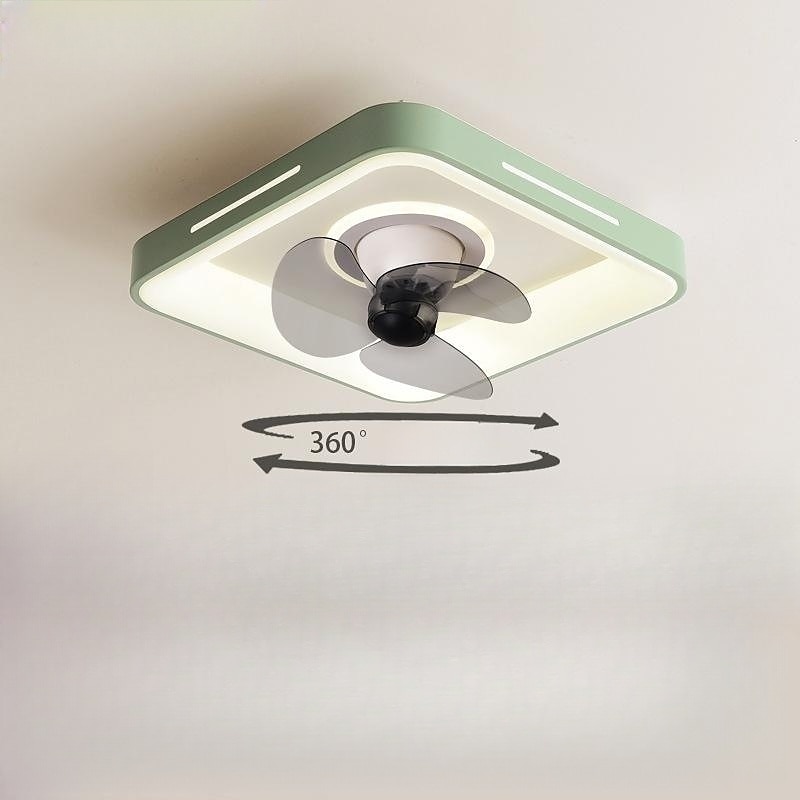 Deckenventilator mit Licht, dimmbar, 48 cm, Macaron, mehrfarbig, 360-Grad-Kopfschütteln, 6 Windgeschwindigkeiten, moderner Deckenventilator für Schlafzimmer, Wohnzimmer, ca & Fernbedienung 110-240V 2025 - $331.09 –P14