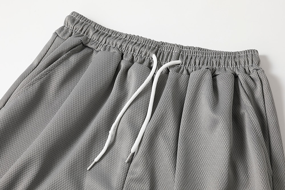 Herr Aktiv Shorts Casual shorts Ficka Snörning Elastisk dragsko-design Ensfärgat Komfort Andningsfunktion Kort Utomhussport Ledigt Dagligen Mode Streetwear Svart Vit Microelastisk 2025 - $8.99 –P3