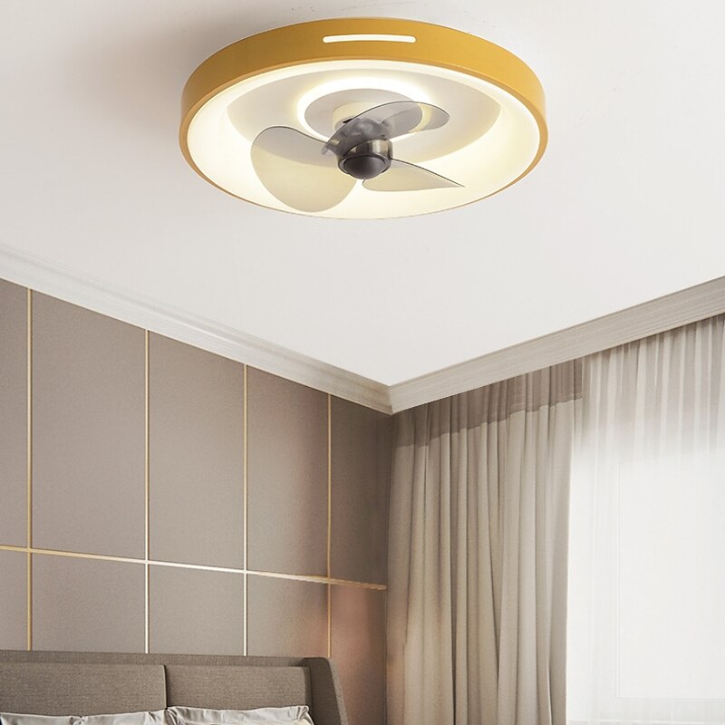 Deckenventilator mit Licht, dimmbar, 48 cm, Macaron, mehrfarbig, 360-Grad-Kopfschütteln, 6 Windgeschwindigkeiten, moderner Deckenventilator für Schlafzimmer, Wohnzimmer, ca & Fernbedienung 110-240V 2025 - $331.09 –P6