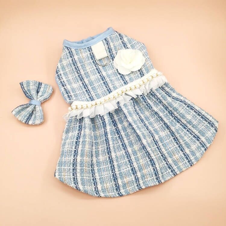 Dog Cat Dress Fashion Cute Winter Soft Washable Comfortable Outdoor Party Dog Clothing for Bichon Frise Poodle Pomeranian Baby Pet Papillon 2025 - $23.99 –P20