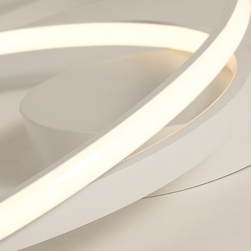 Luz de techo LED, lámpara de techo con luz empotrada de diseño circular regulable, adecuada para dormitorio, sala de estar, comedor, ac110v ac220v 2025 - $201.49 –P3