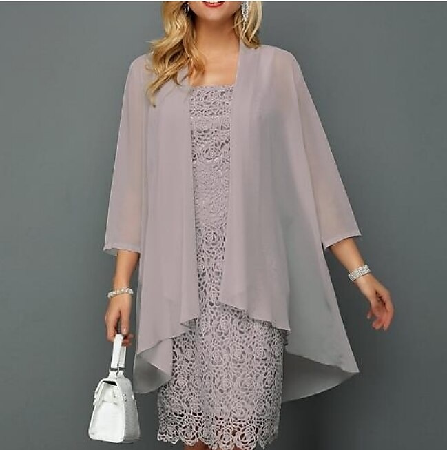 Dames Wikkel Moeder's Wikkels Jassen Bruiloftsgast Wikkels  Jassen Elegante Zonbescherming 3/4 Lange Mouw Chiffon Bruiloft Wikkels Met Ruching Voor Feest Avond Lente  Zomer om te imponeren 2025 - $41.99 –P1