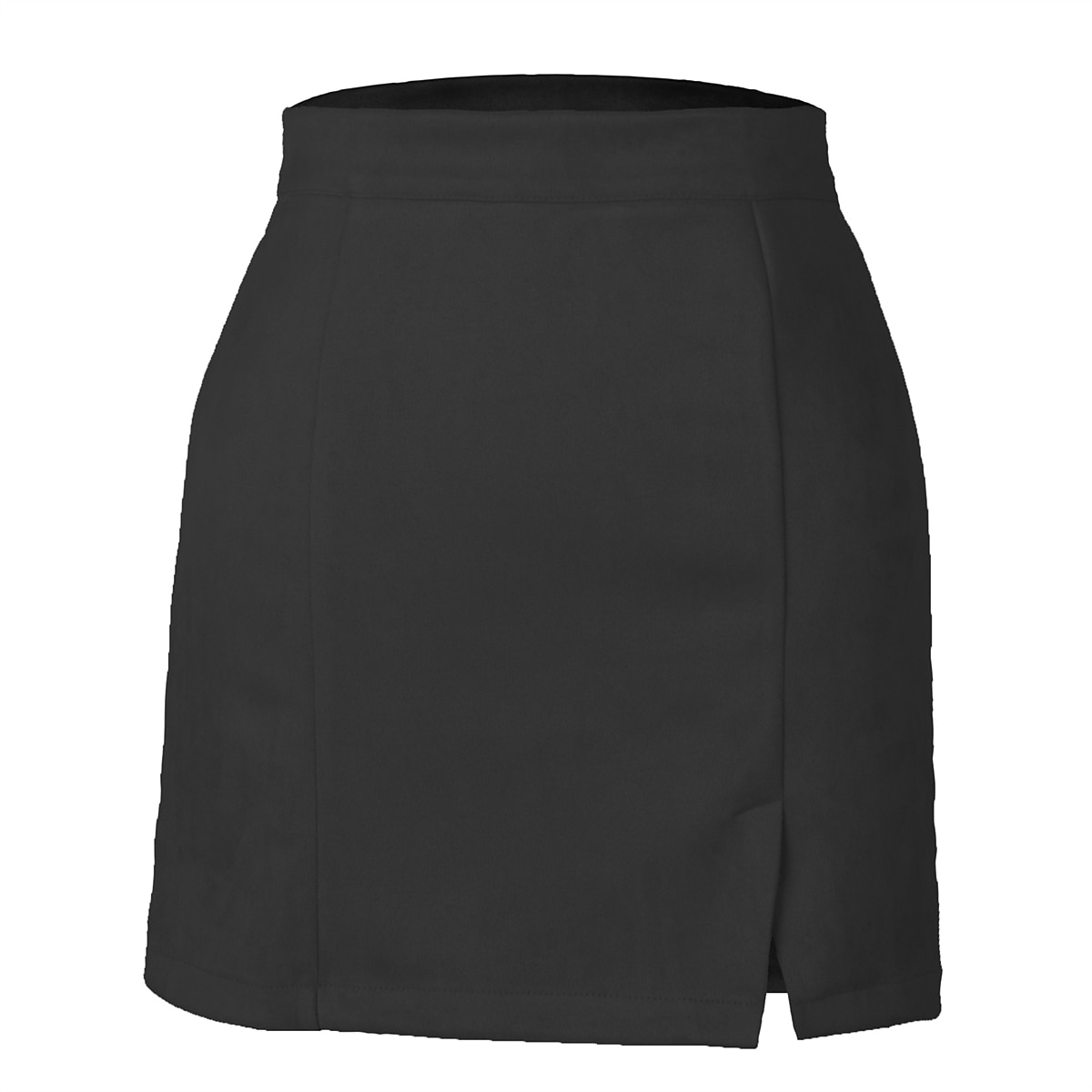 Női Szoknya Bodycon Divat Szexi Mini Magas derék Szoknyák Egyszínű Töredezett végű Vakáció Utca Bor Fekete Arcpír rózsaszín Barna Tél Kecskebőr 2025 - $25.99 –P2