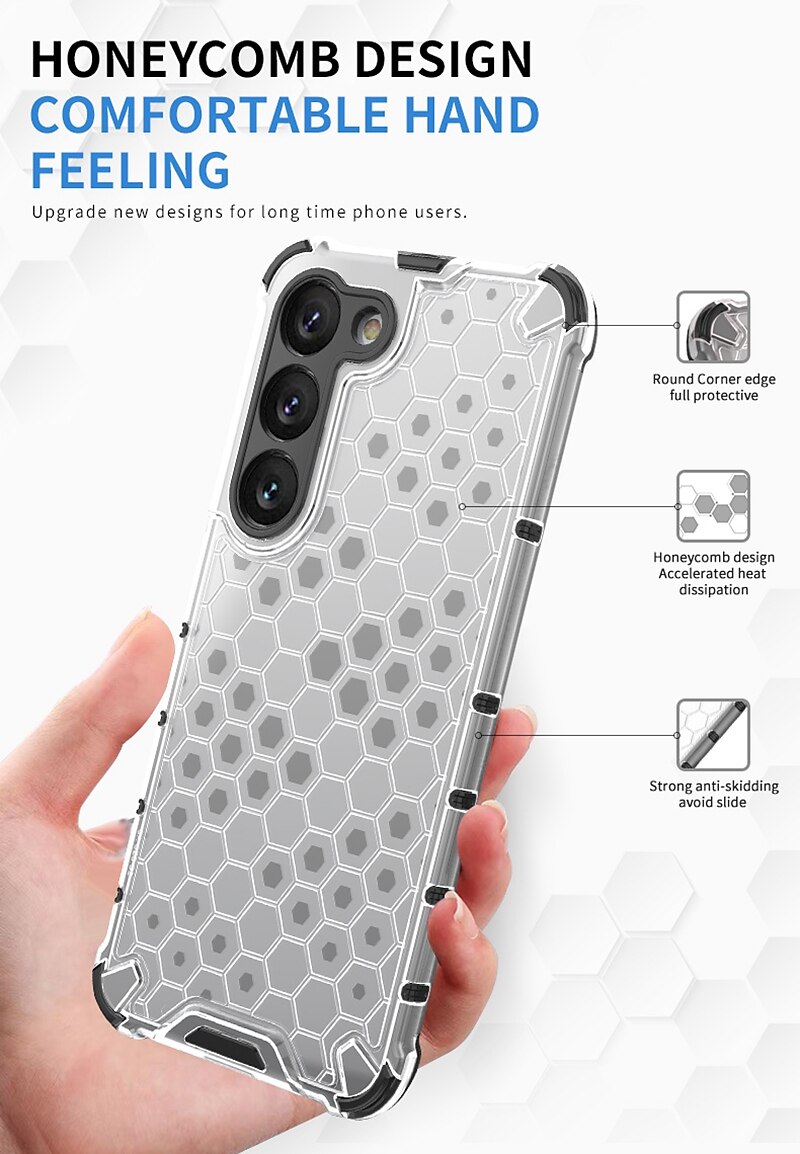 Phone Case For Samsung Galaxy S24 S22 Ultra Plus FE S21 Ultra S21 FE S21 A54 A34 A14 A73 A53 A33 A23 A13 A72 A52 A32 A22 A12 S10 Plus S10 Lite Back Cover Non-Yellowing Shockproof TPU PC 2025 - $12.99 –P4