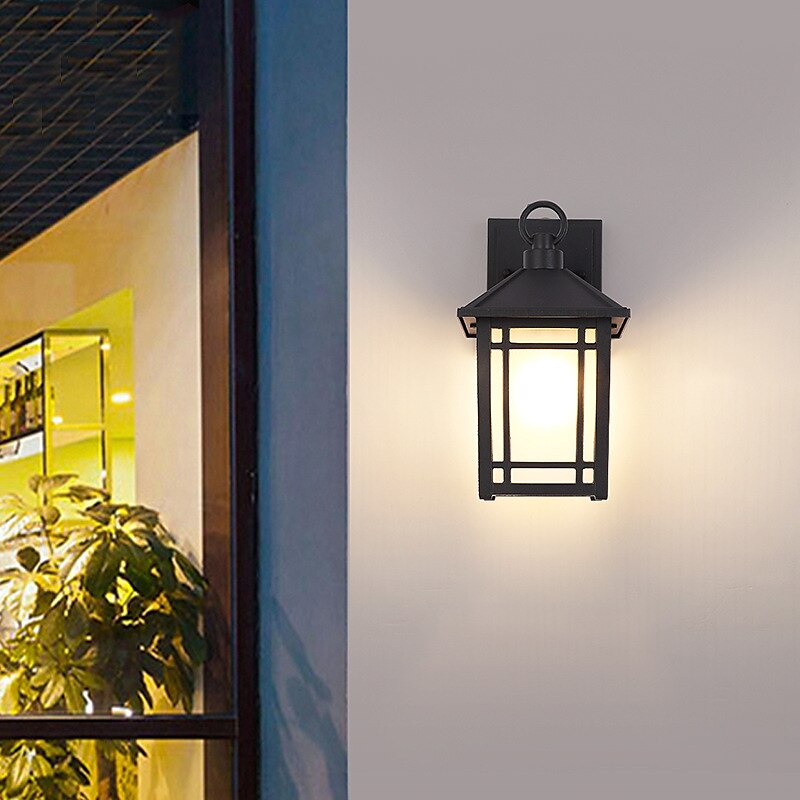 luminárias de parede externas com sensor do anoitecer ao amanhecer lanternas de parede externas à prova d'água iluminação montada na parede persianas de vidro para entrada da porta da frente do pátio de 2025 por $149.99 –P7