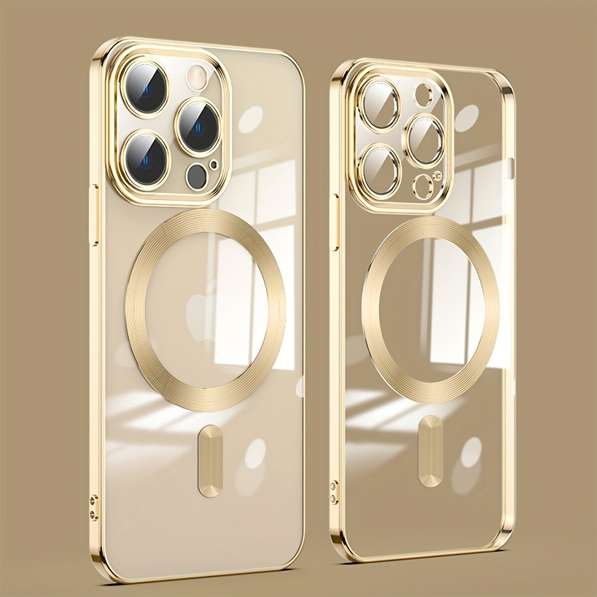 Telefoonhoesje voor iPhone 15 Pro Max Plus iPhone 14 Pro Max Plus iPhone 13 12 11 Pro Max SE X XR XS Max 8 7 achterzijde doorzichtig camera lens bescherming ondersteuning draadloos opladen TPU 2025 - $11.99 –P2