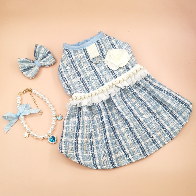 Dog Cat Dress Fashion Cute Winter Soft Washable Comfortable Outdoor Party Dog Clothing for Bichon Frise Poodle Pomeranian Baby Pet Papillon 2025 - $23.99 –P19