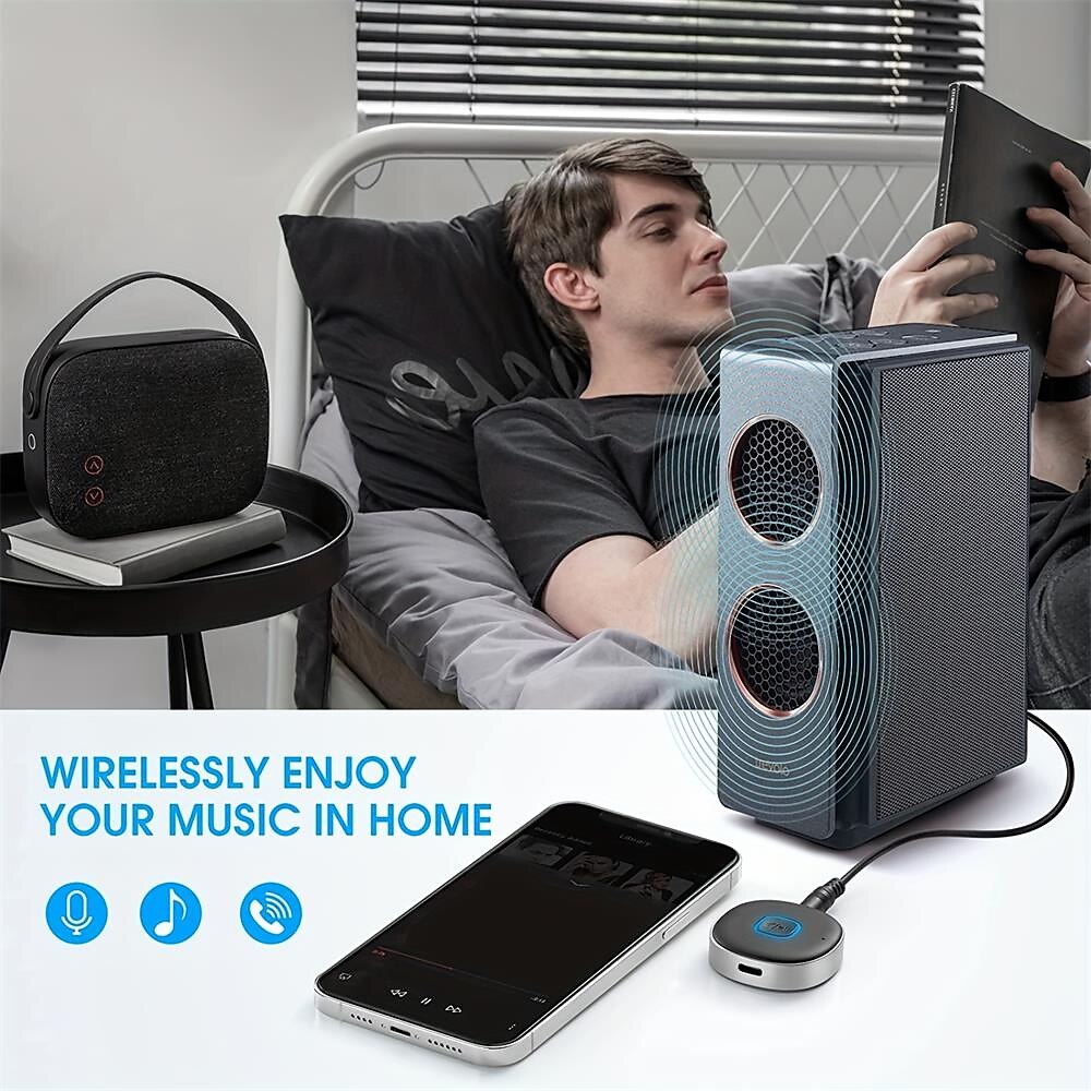 Bluetooth Receiver AUX Car Bluetooth Audio Receiver Converter 5.0 Bluetooth Adapter 2025 - $28.99 –P8