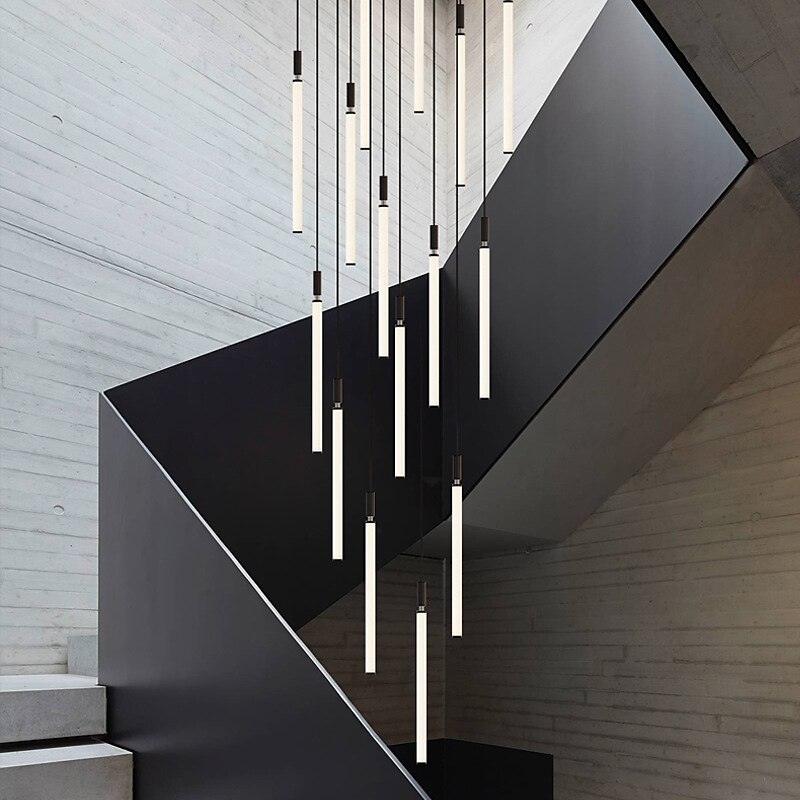 LED Chandelier Dimmable 3/5/7/11 Pendant Light for Kitchen Island Stairs 110-240V 2025 - $601.99 –P1
