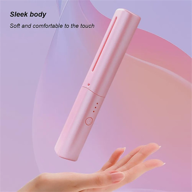 2IN1 Lazy Hair Straightener Wireless Hair Hot Comb Mini USB Rechargeable Straightener Curly Hair Stick Fast Heating Straightening Brush for Home Trave-1PC Valentine's Day Gift 2026 - $21.99 –P10